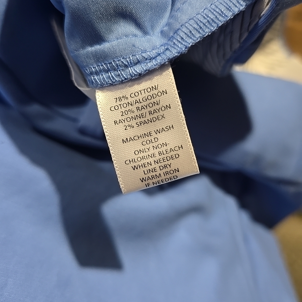 LOFT Periwinkle Blue Stretch Cotton Blend Shorts - Picture 5 of 5